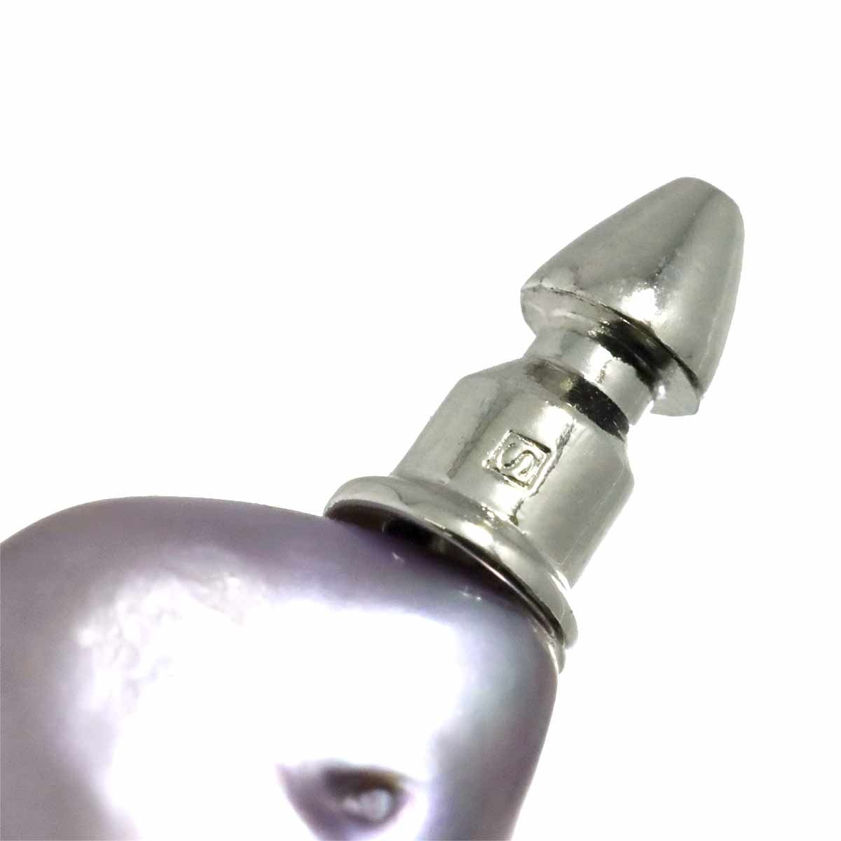 タサキ TASAKI バロック真珠 ネックレス 44cm SV シルバー 925 田崎 