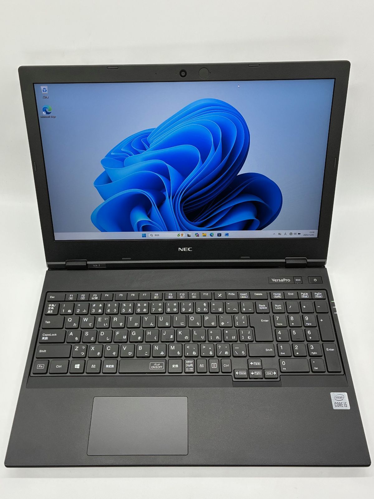 30日間保証 NEC VersaPro VX-7 Core i 5-10210 U 第10世代 1.6 GHz メモリ8 GB 15.6 Wインチ Windows 11 Pro Webカメラ ノートパソコン