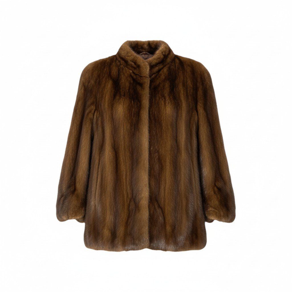 26L5 SAGA MINK サガミンク 金サガ デミバフミンク ファーコート