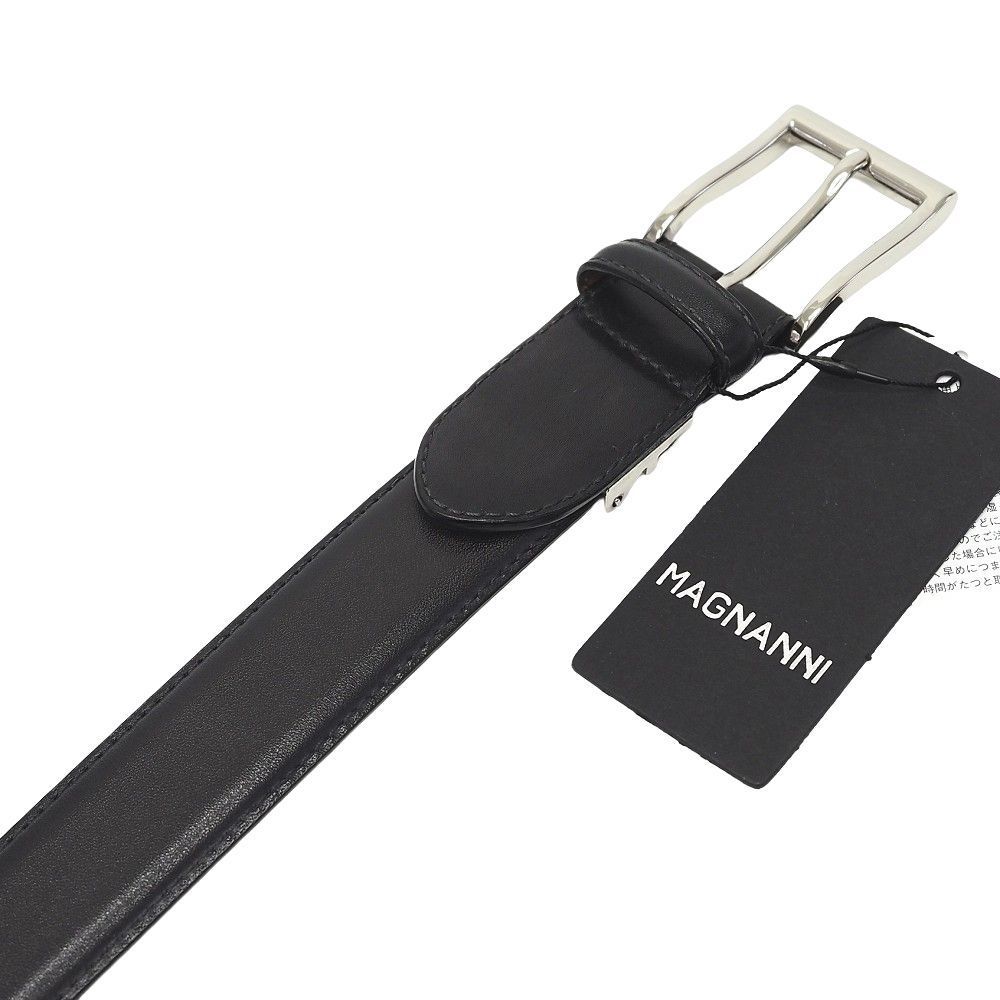 【ほぼ未使用】マグナーニ MAGNANNI レザーベルト 楽天市場】MAGNANNI マグナーニ ベルト レザー カーフ シルバー