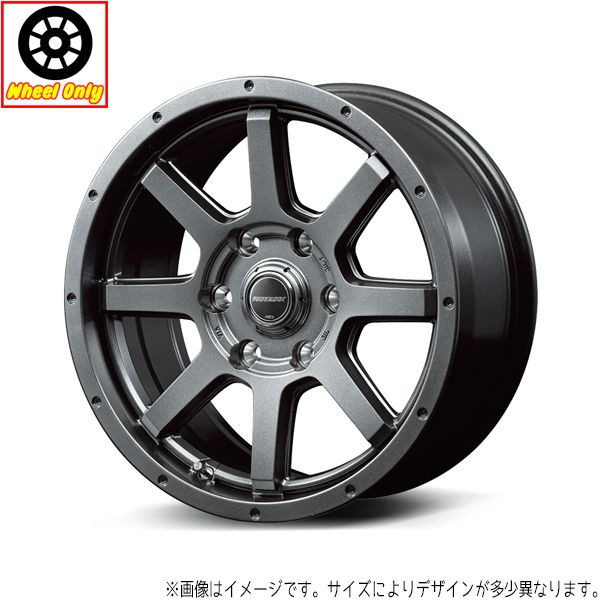 ハイエース 15インチ アルミホイール 6穴139 7 MIDホイール マッドライダー 6 J 33 4本セット