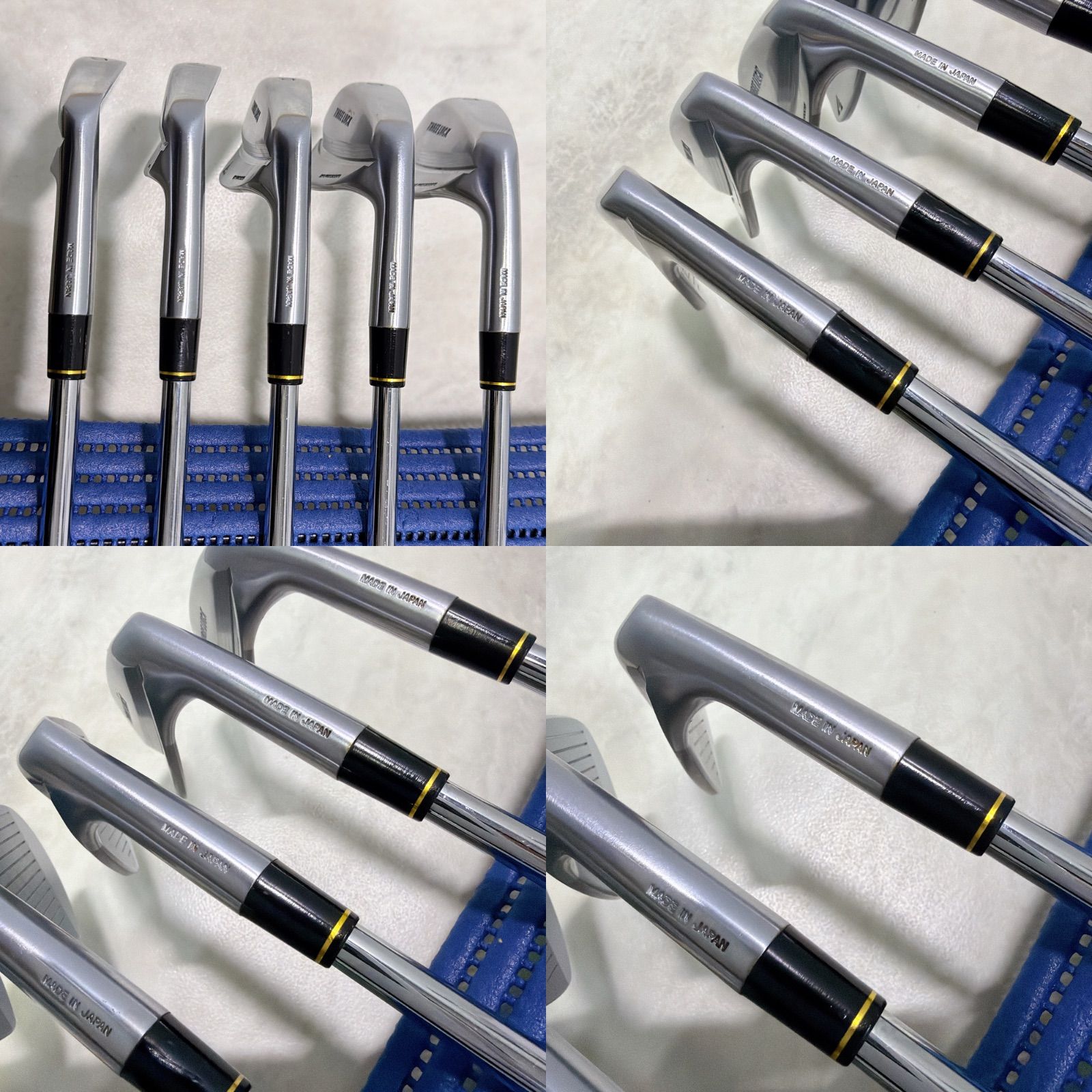 激レア THREE LUCK CNC マッスルバック アイアン 5本セット KBS