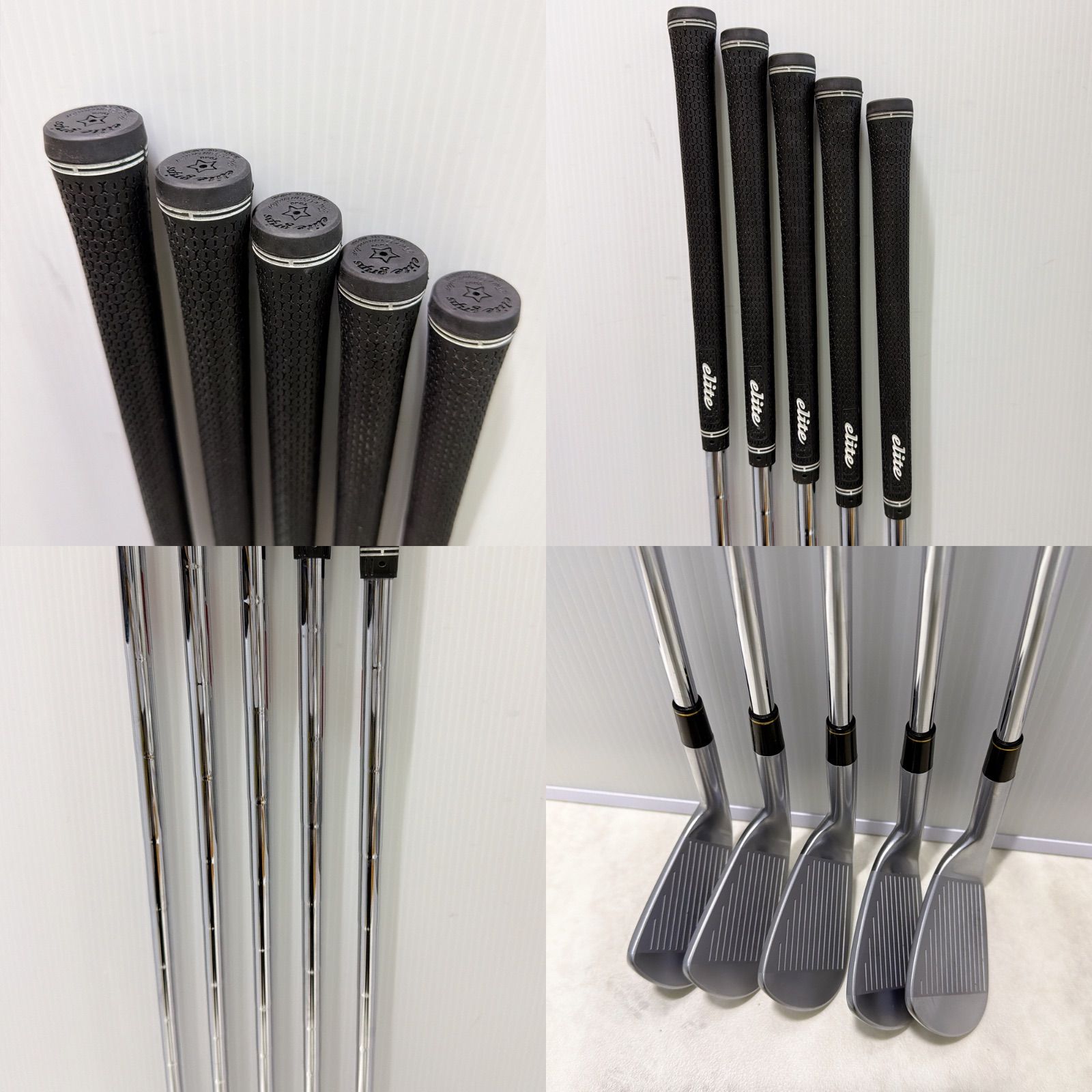 激レア THREE LUCK CNC マッスルバック アイアン 5本セット KBS