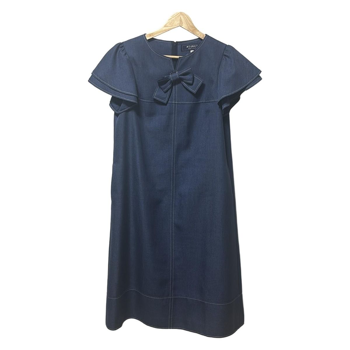 専用！値下げ・新品◆エムズグレイシーワンピース（36）半袖◆ M'S GRACY(エムズグレイシー) ワンピース サイズ36 S レディース新品