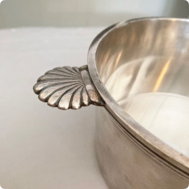 フランス直輸入】貝殻の形をしたハンドルがオシャレ ヴィンテージ 銀製