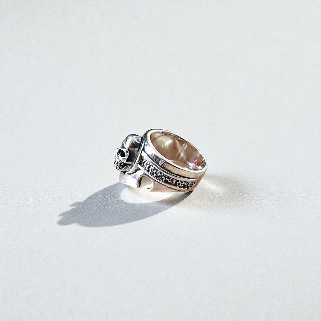 Vintage Silver Skull Ring スカル リング 指輪 18号 シルバー SILVER