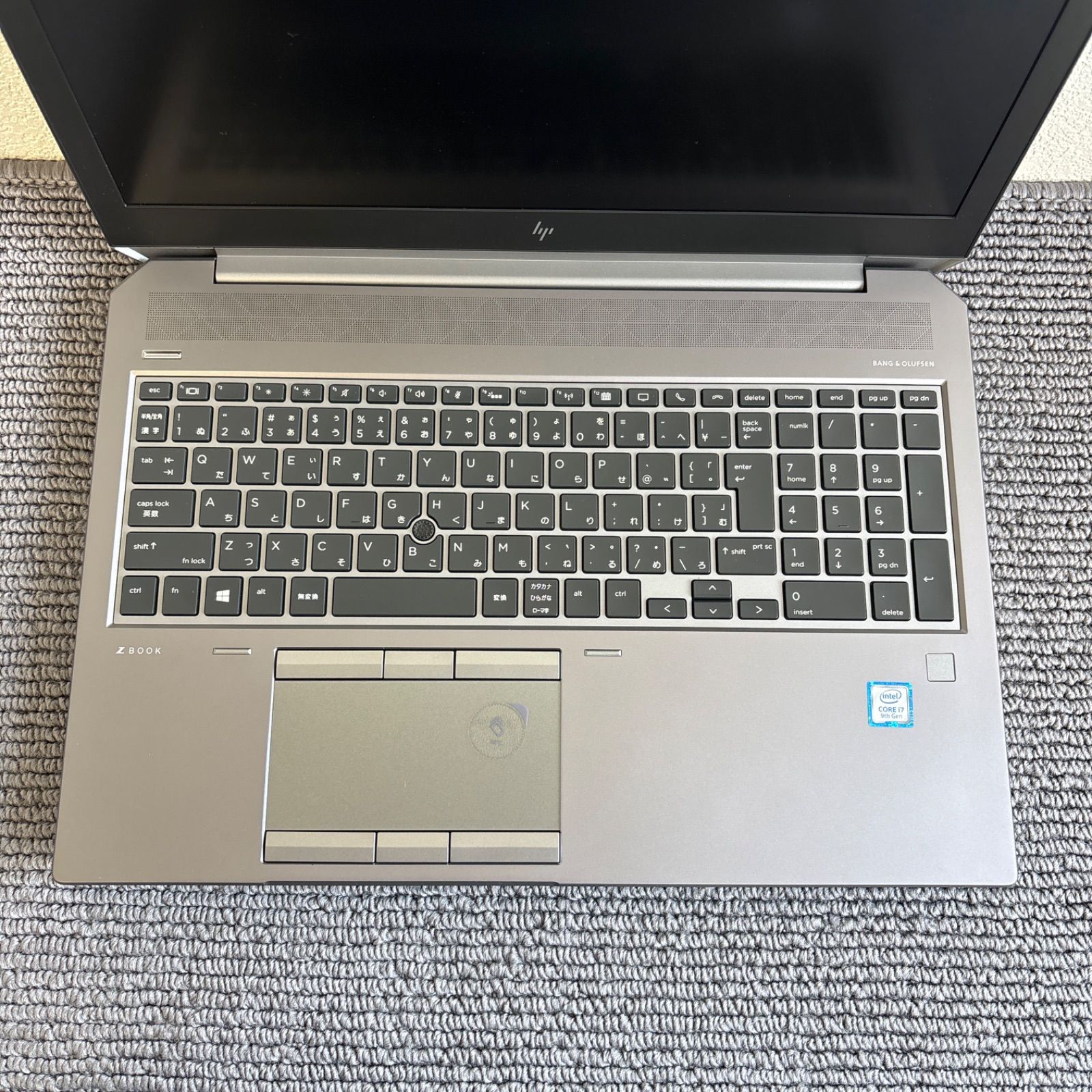 HP ZBOOK 15 G6 i7-9750H メモリ16GB SSD 512GB Win11 指紋認証 Quadro