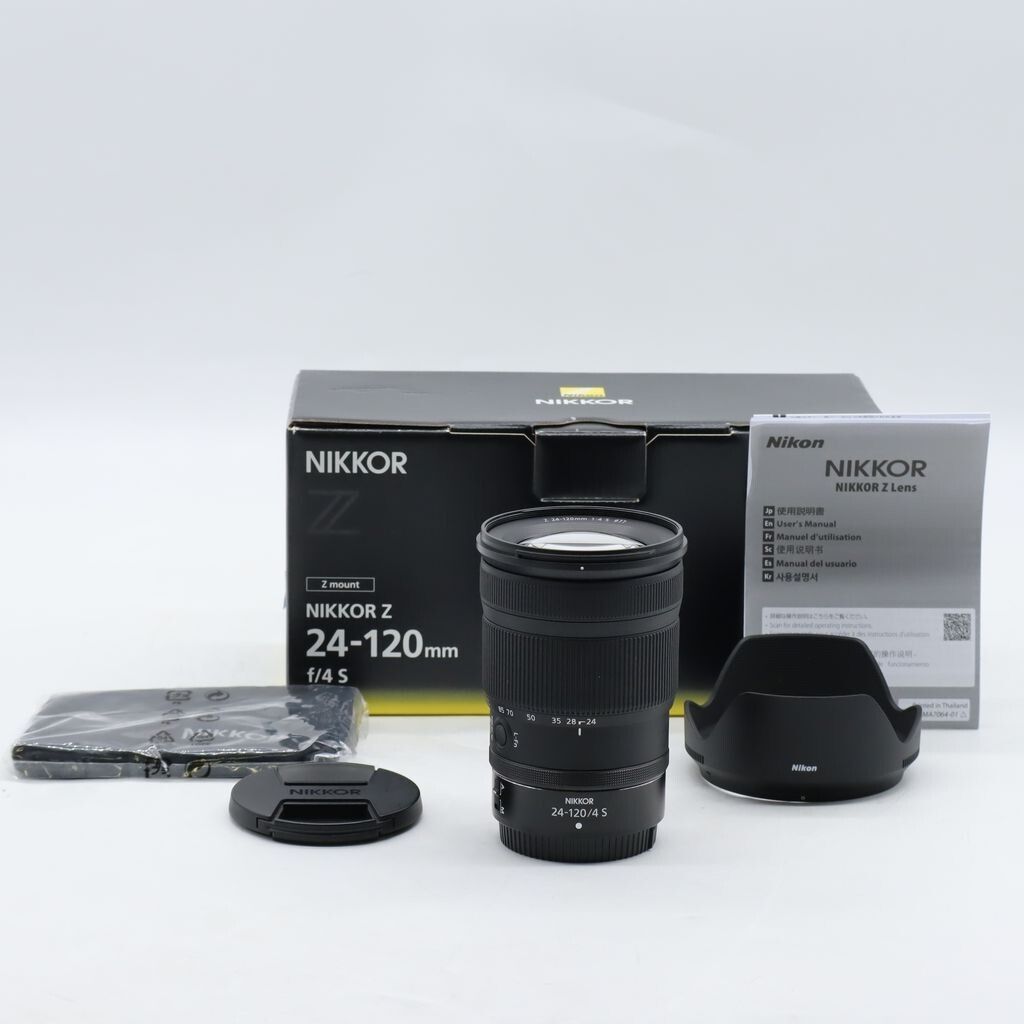 Nikon 標準ズームレンズ NIKKOR Z 24-120 mm f 4 S Zマウント フルサイズ対応 Sライン NZ ニコン ブラック