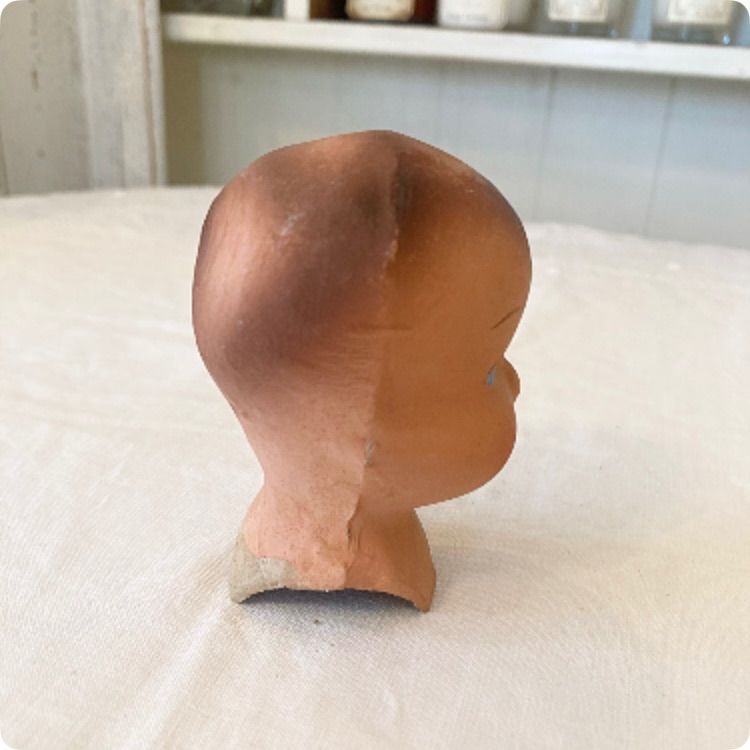 フランスアンティークパピエマシェドールヘッド 専用フランスアンティークパピエマシェドールヘッド - メルカリ