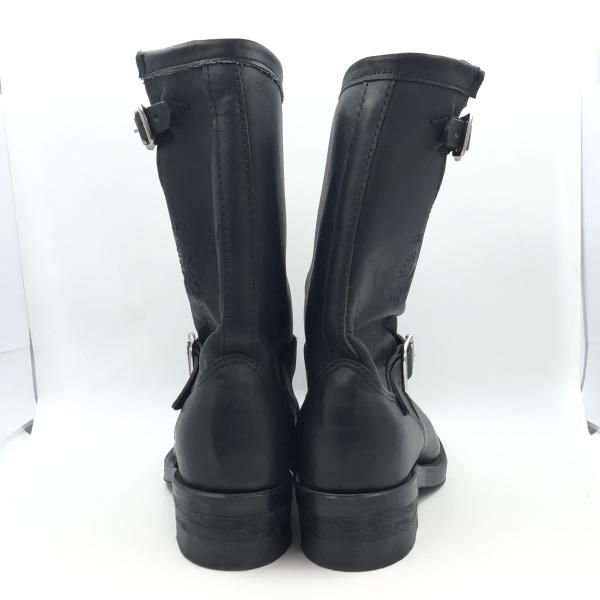 中古】CHIPPEWA 97863 エンジニアブーツ ブラック size 7 1/2EE(25.5cm