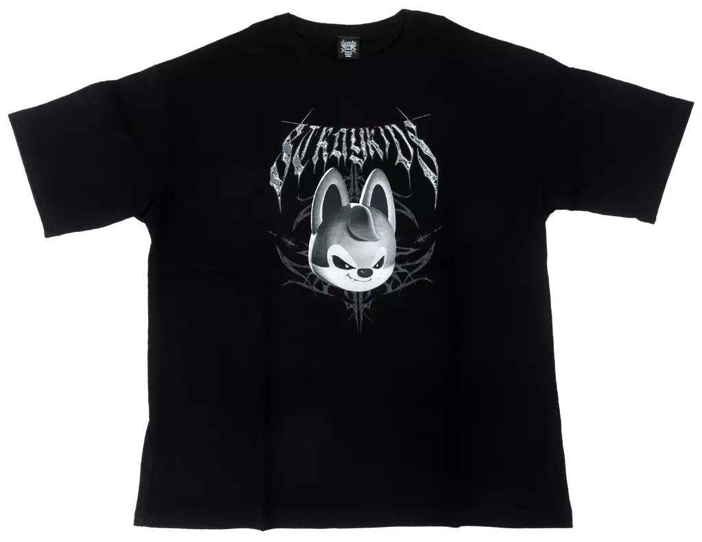 Stray Kids SKZOO Tシャツ 闇T バンチャン ウルフチャン 中古】Tシャツ バンチャン EVIL SKZOO T-SHIRT(Tシャツ) ブラック