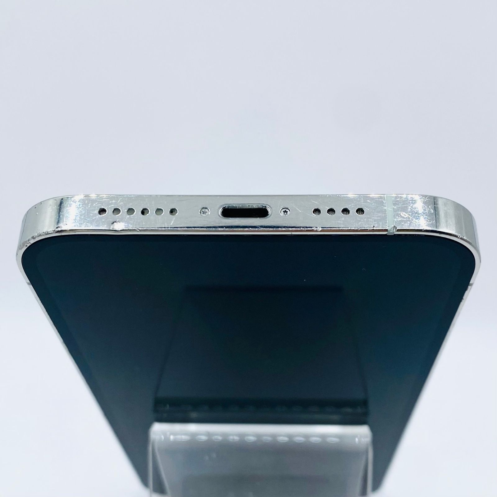 ソフトバンク iPhone12ProMax 128GB シルバー MGCV3J/A SIMロック解除