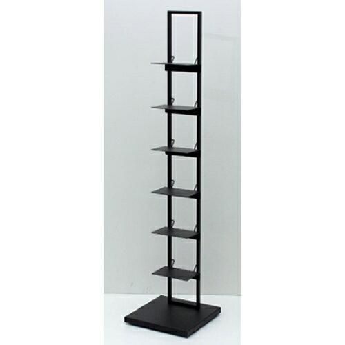ブックタワーシェルフ ブラック 22862