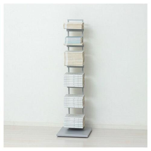 ブックタワーシェルフ グレー 22861
