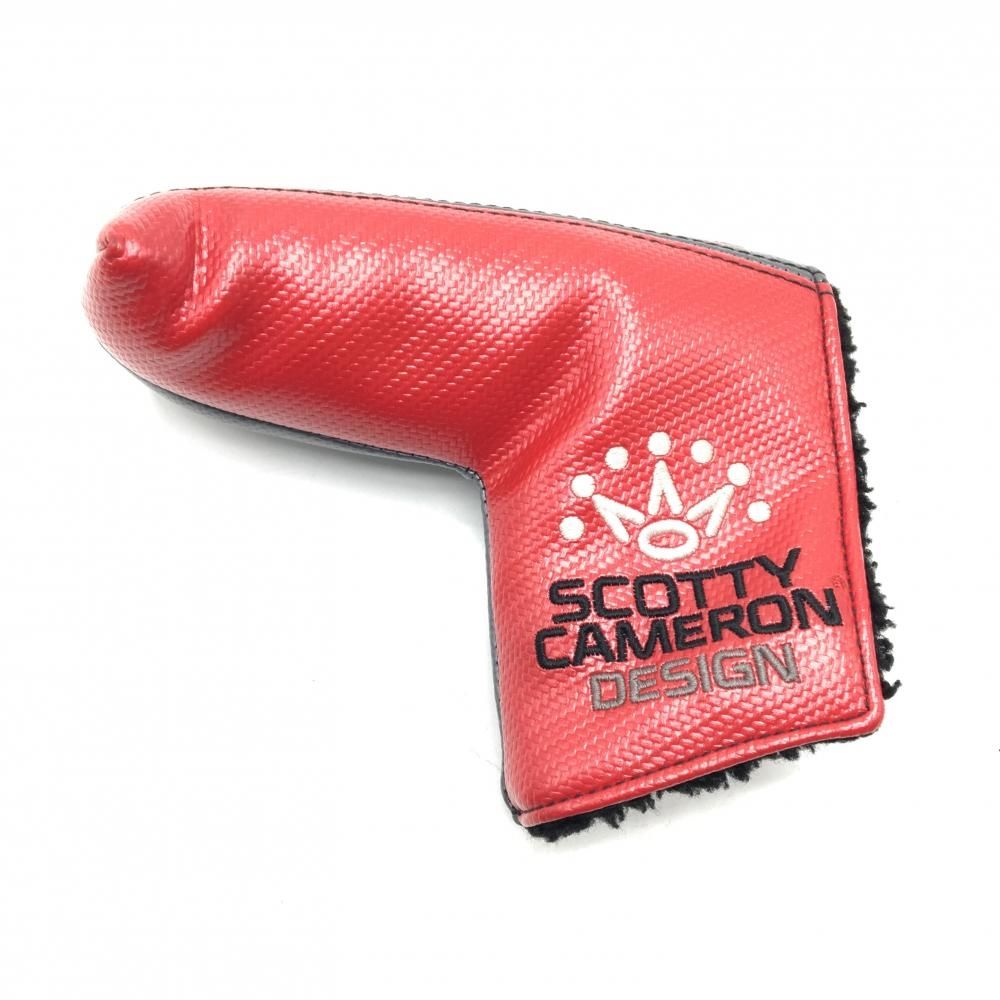 スコッティキャメロン×タイトリスト パターカバー グレー×レッド ピン