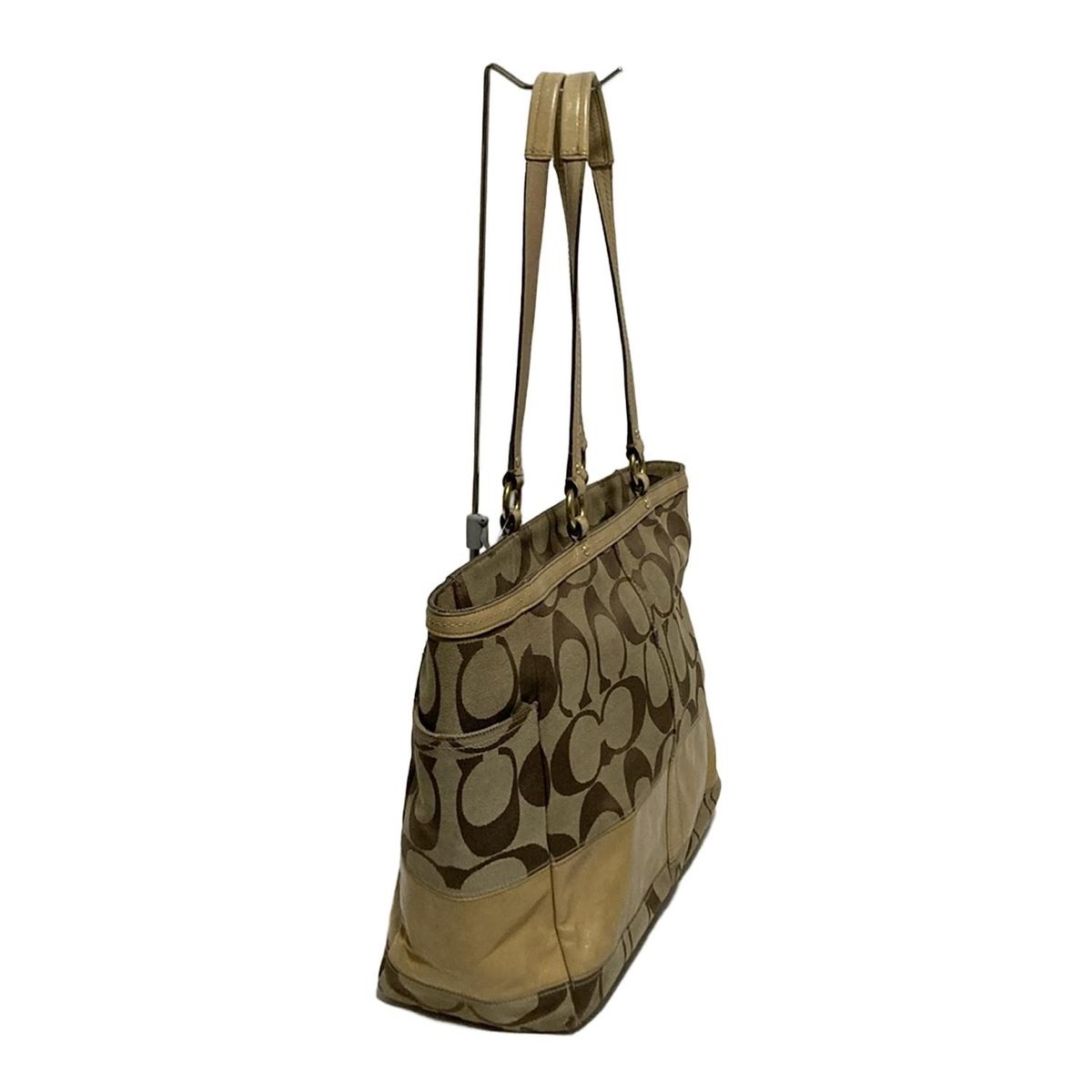 COACH】コーチ バッグ パッチワーク スエード パイソン レザー 