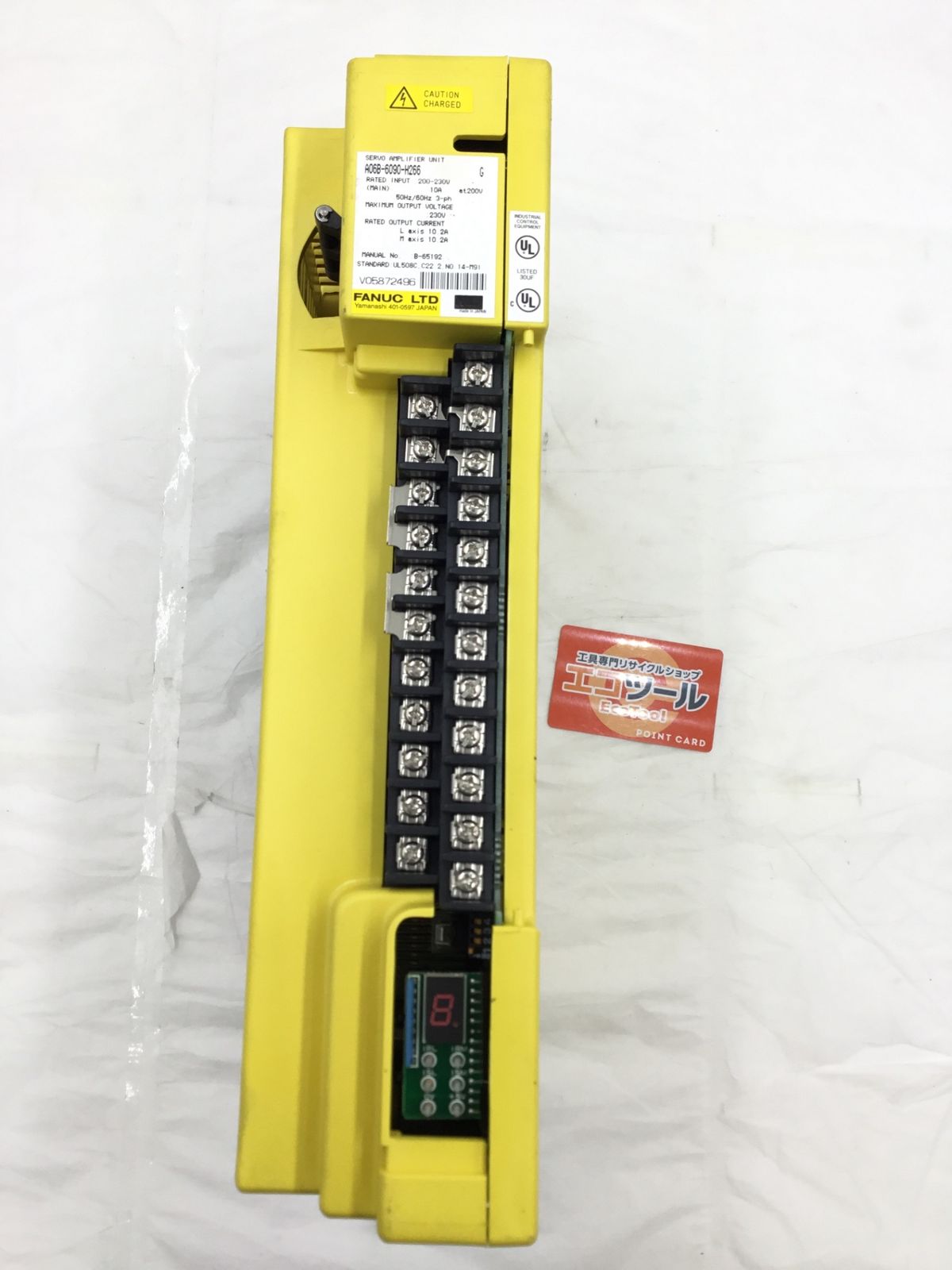 品 FANUC ファナック サーボアンプ A 06 B 6090 H 266 エコツー M 02