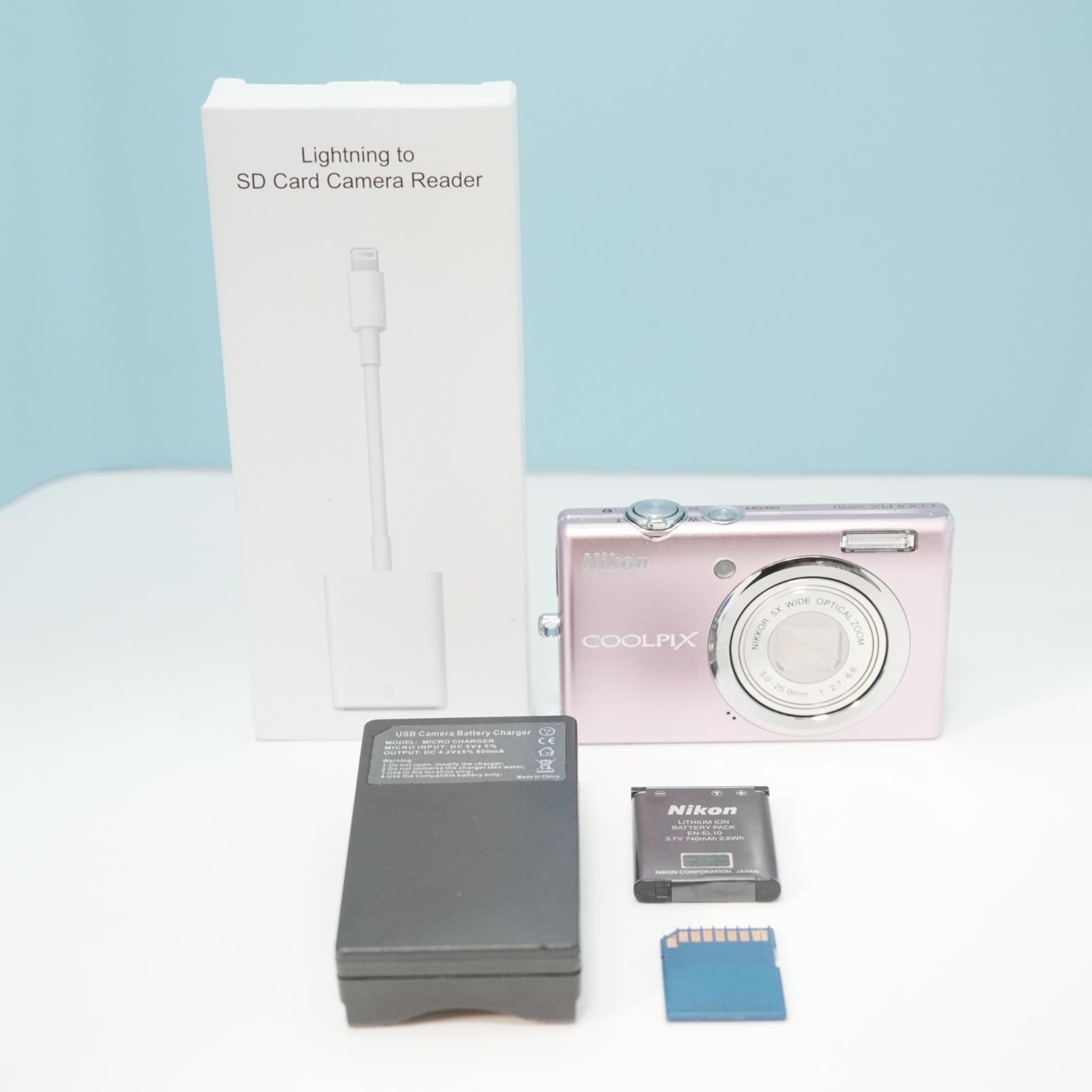 Nikon COOLPIX S570 デジカメ スマホ転送OK フルセット 極美品 a5510