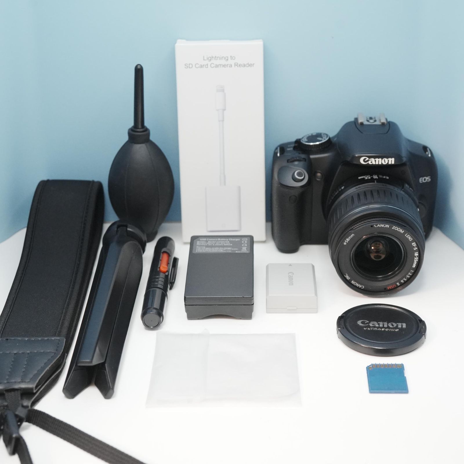 Canon EOS kiss X2 一眼レフ スマホ転送OK フルセット 極美品 a5512