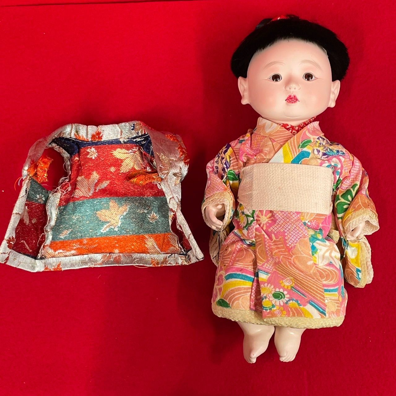市松人形 お座り人形 抱き人形 女の子 日本人形 N-11 - メルカリ