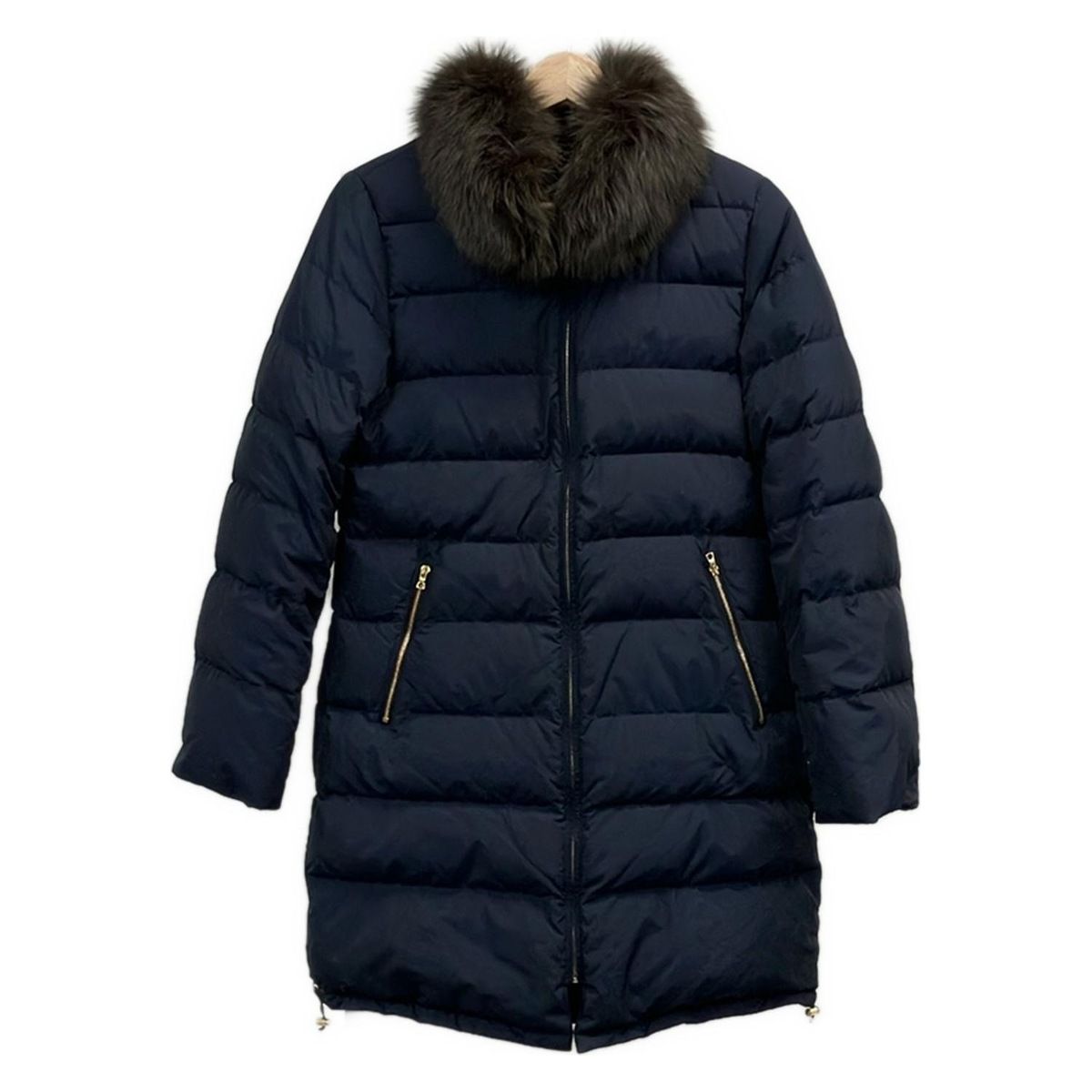 SHIPS(シップス) ダウンコート サイズ38 M レディース美品 - ネイビー