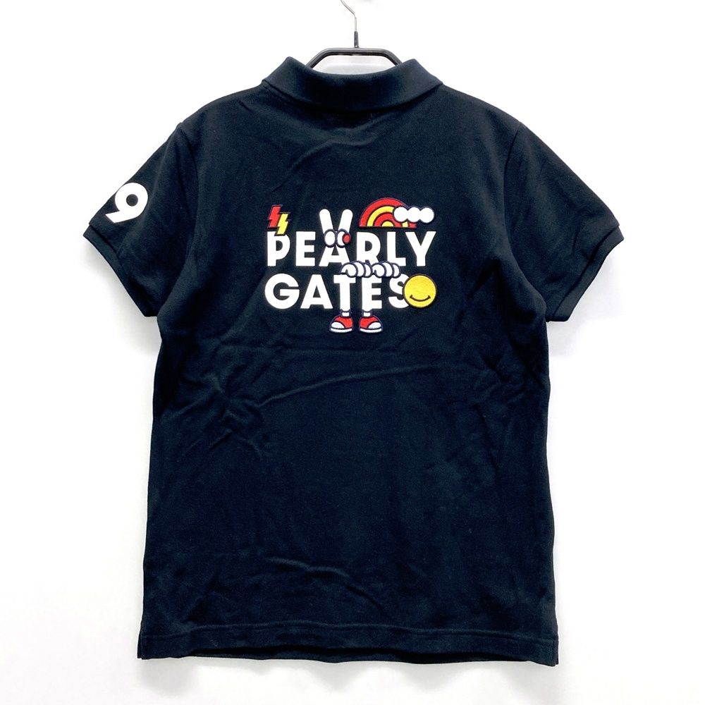 サイズ 0 PEARLY GATES パーリーゲイツ 055 2260002 半袖ポロシャツ ネイビー系 ゴルフウェア レディース ストスト