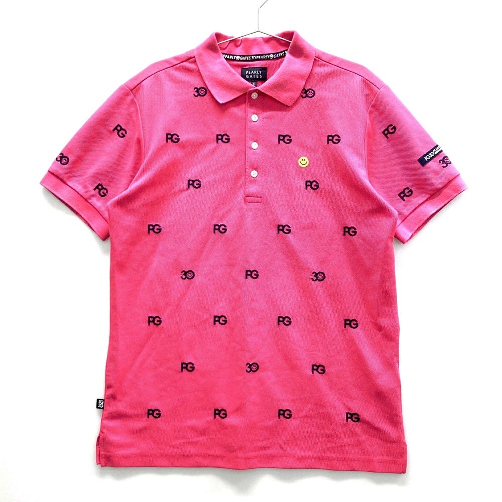 サイズ：6 PEARLY GATES パーリーゲイツ 30周年 半袖ポロシャツ ニコ