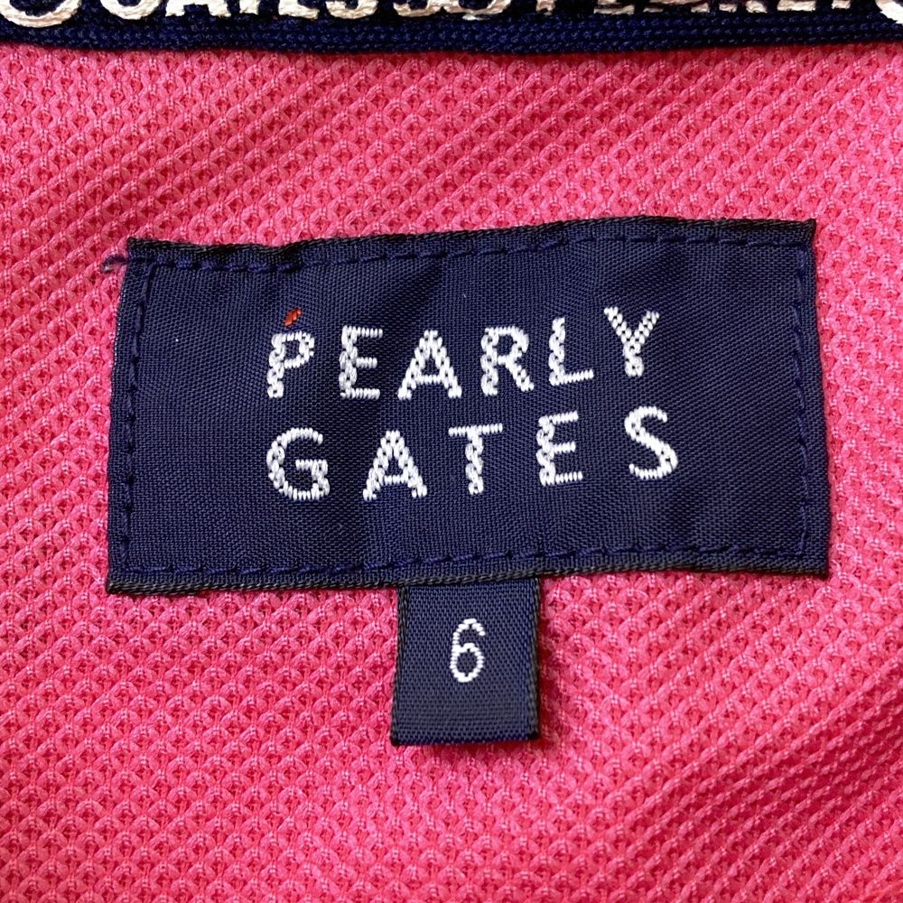 サイズ：6 PEARLY GATES パーリーゲイツ 30周年 半袖ポロシャツ ニコ
