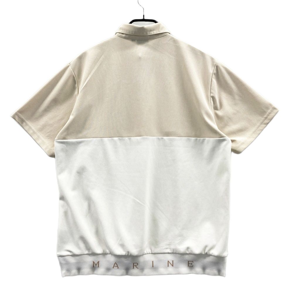 サイズ：7 MUTA MARINE ムータマリン 半袖ポロシャツ ベージュ系