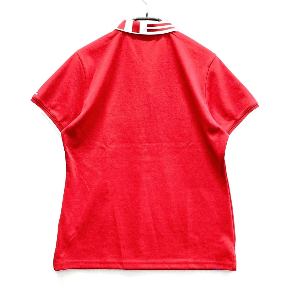 サイズ：OT ADIDAS GOLF アディダスゴルフ 半袖ポロシャツ レッド系