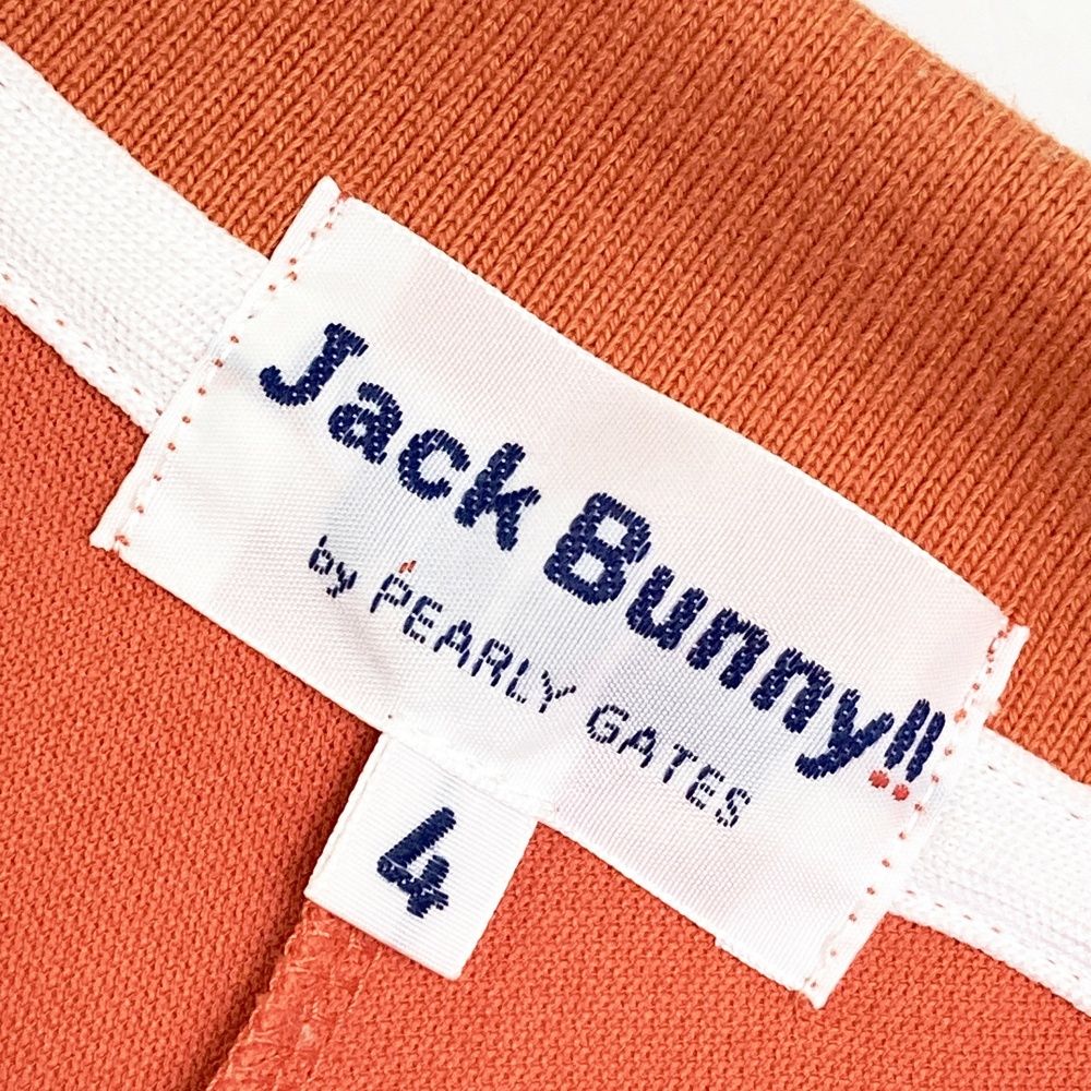 サイズ：4 JACK BUNNY ジャックバニー 半袖ポロシャツ オレンジ系