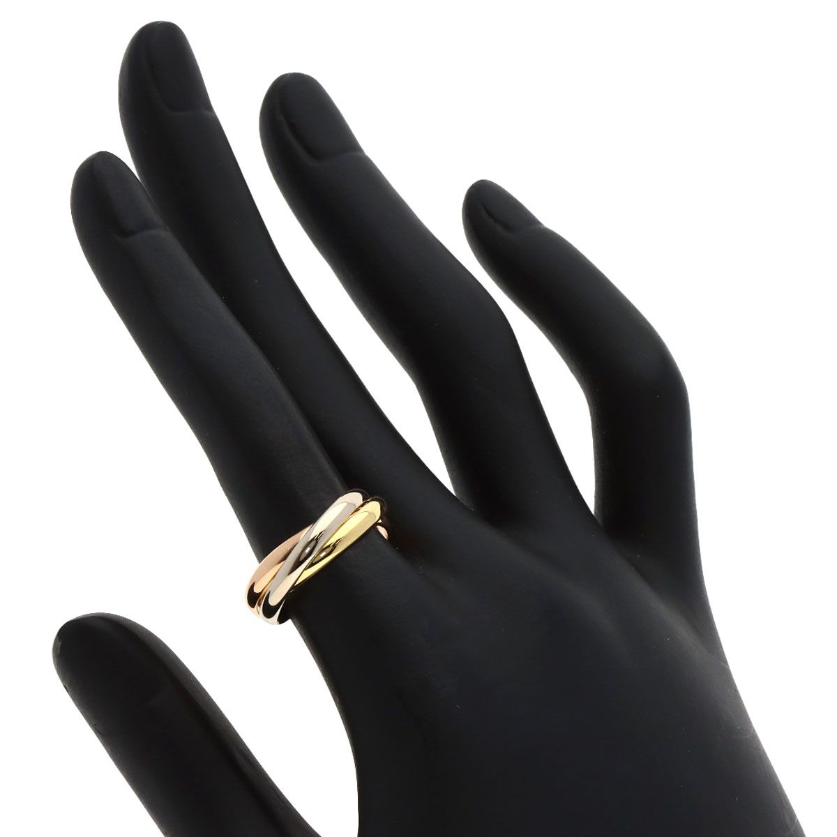 CARTIER カルティエ トリニティ SM #51 リング・指輪 K18YG K18PG