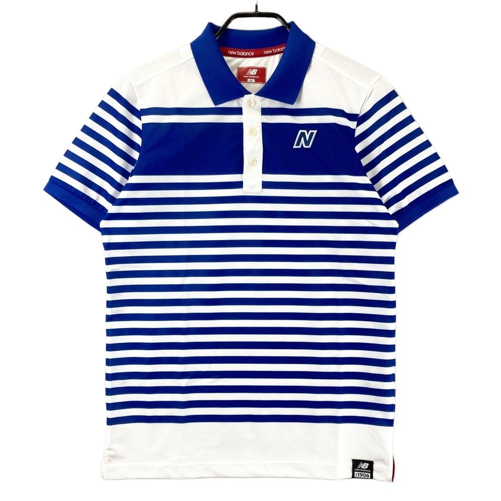 サイズ：5 NEW BALANCE GOLF ニューバランス 半袖ポロシャツ ボーダー