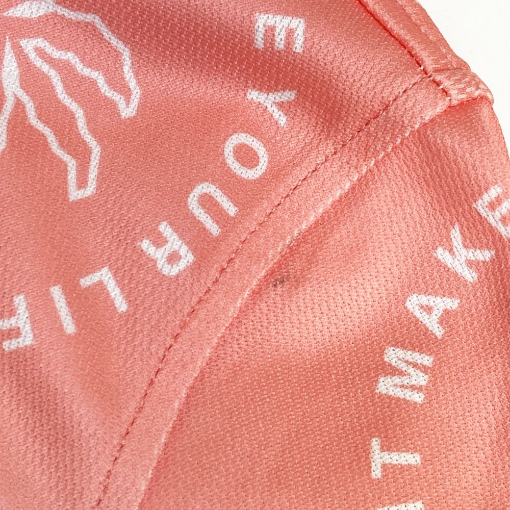 サイズ：M HORN GMT ホーン ガーメント 半袖ポロシャツ ピンク系