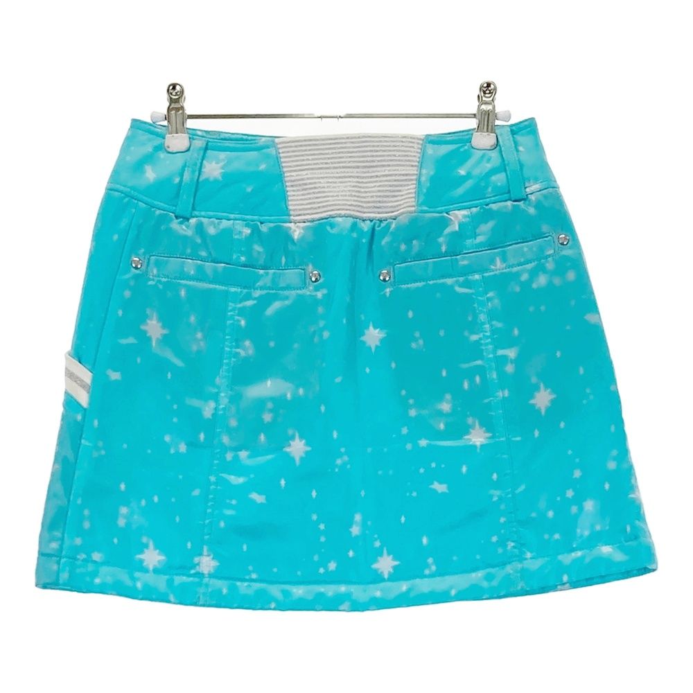 サイズ：M CALLAWAY キャロウェイ 中綿スカート 総柄 ブルー系