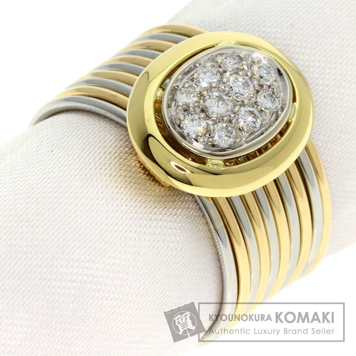 Damiani ダミアーニ 10連 ダイヤモンド リング・指輪 K18YG K18WG