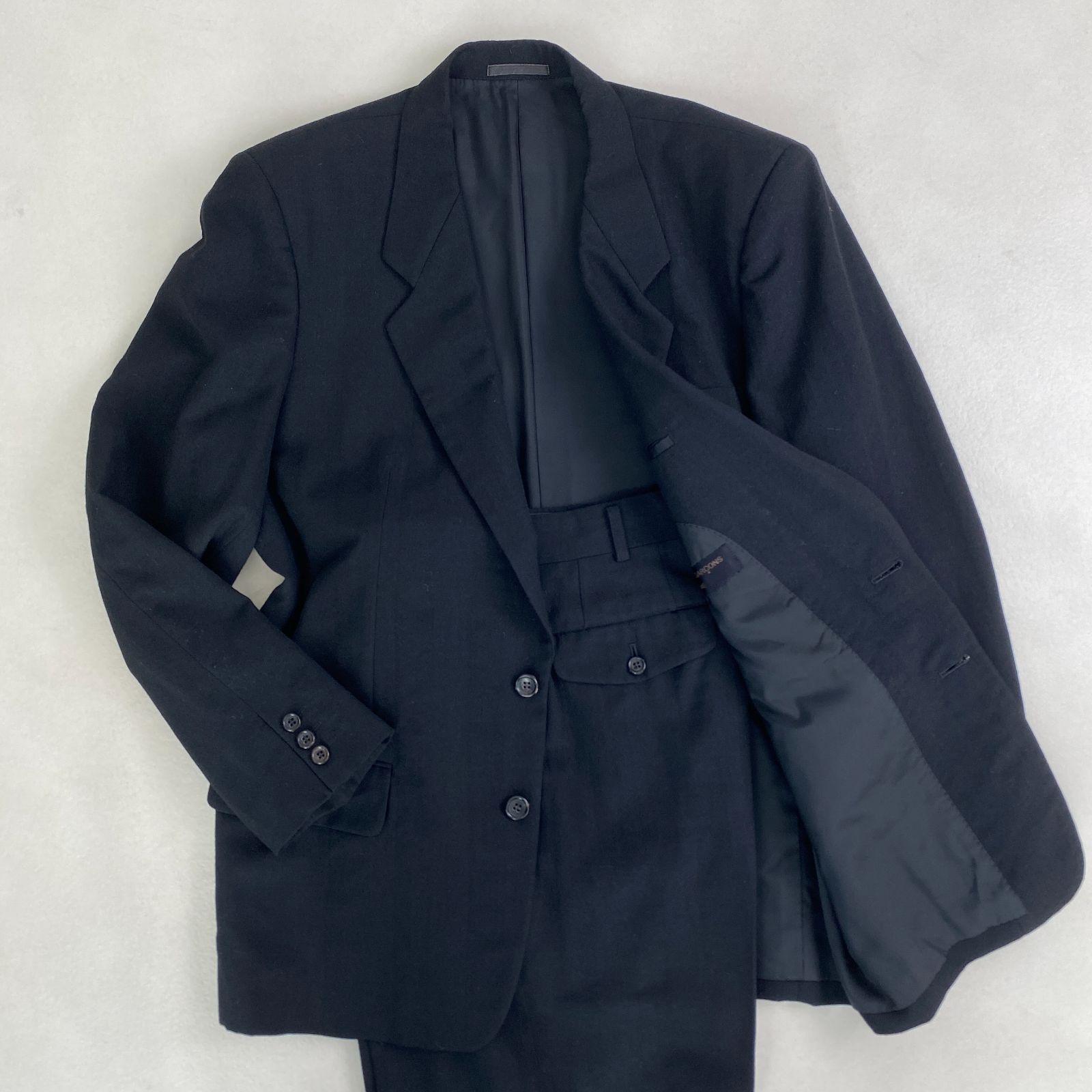 COMME des GARCONS HOMME ブラックフォーマル 級 コムデギャルソンオム アーカイブ VINTAGE archive 黒 ブラック 2 B シングル 奇跡