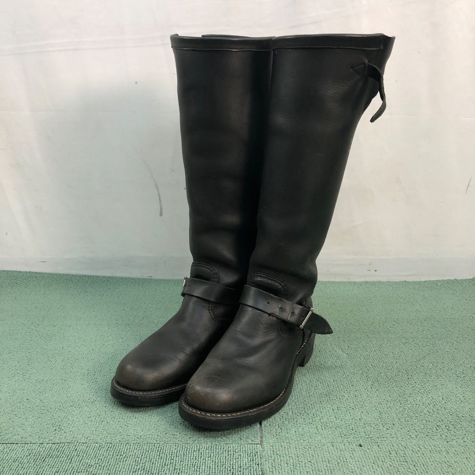 げ交渉 チペワ エンジニアブーツ サイズ7 D 約25 cm 27908 モーターサイクルブーツ レザー 革製 ブラック