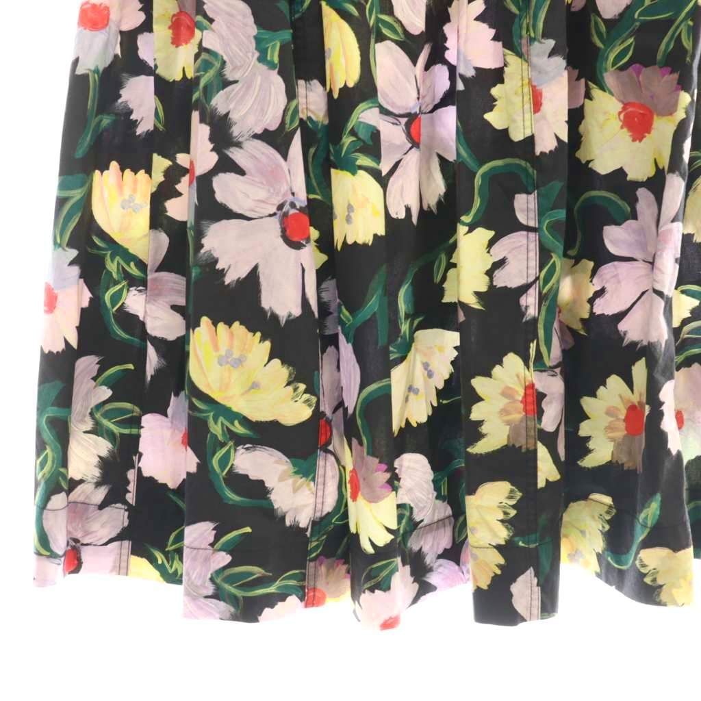マルニ MARNI 21SS フレアスカート ロング 花柄 38 マルチカラー /DF