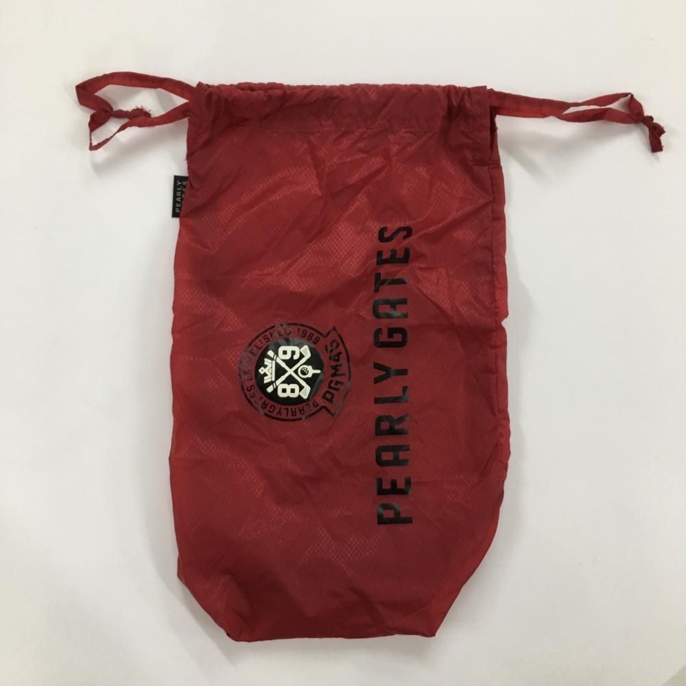 パーリーゲイツ 2WAYダウンジャケット レッド バックロゴ 袖着脱可