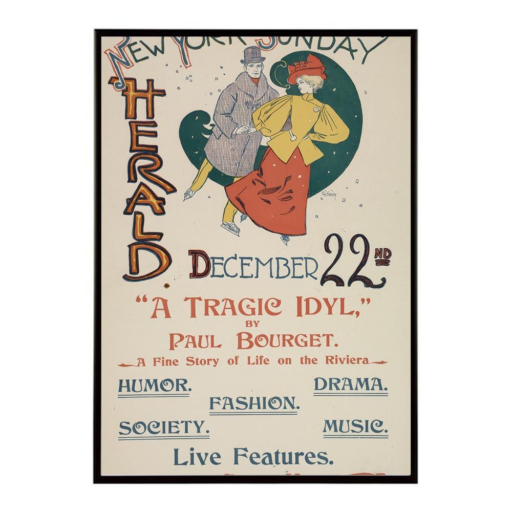 A2サイズ（約42x59cm）】【bn-poster-1993】フレーム付き 超レトロ