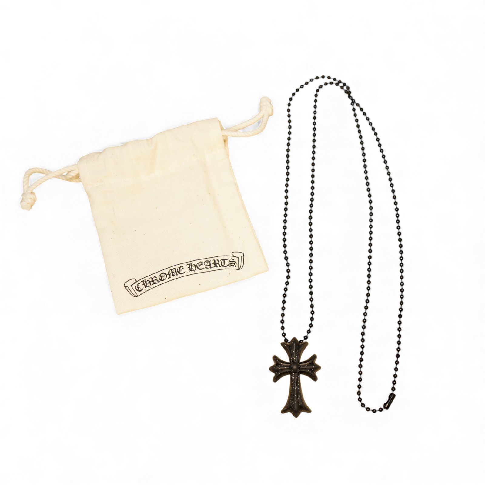 CHROME HEARTS クロムハーツ シリコン ラバー クロス ネックレス