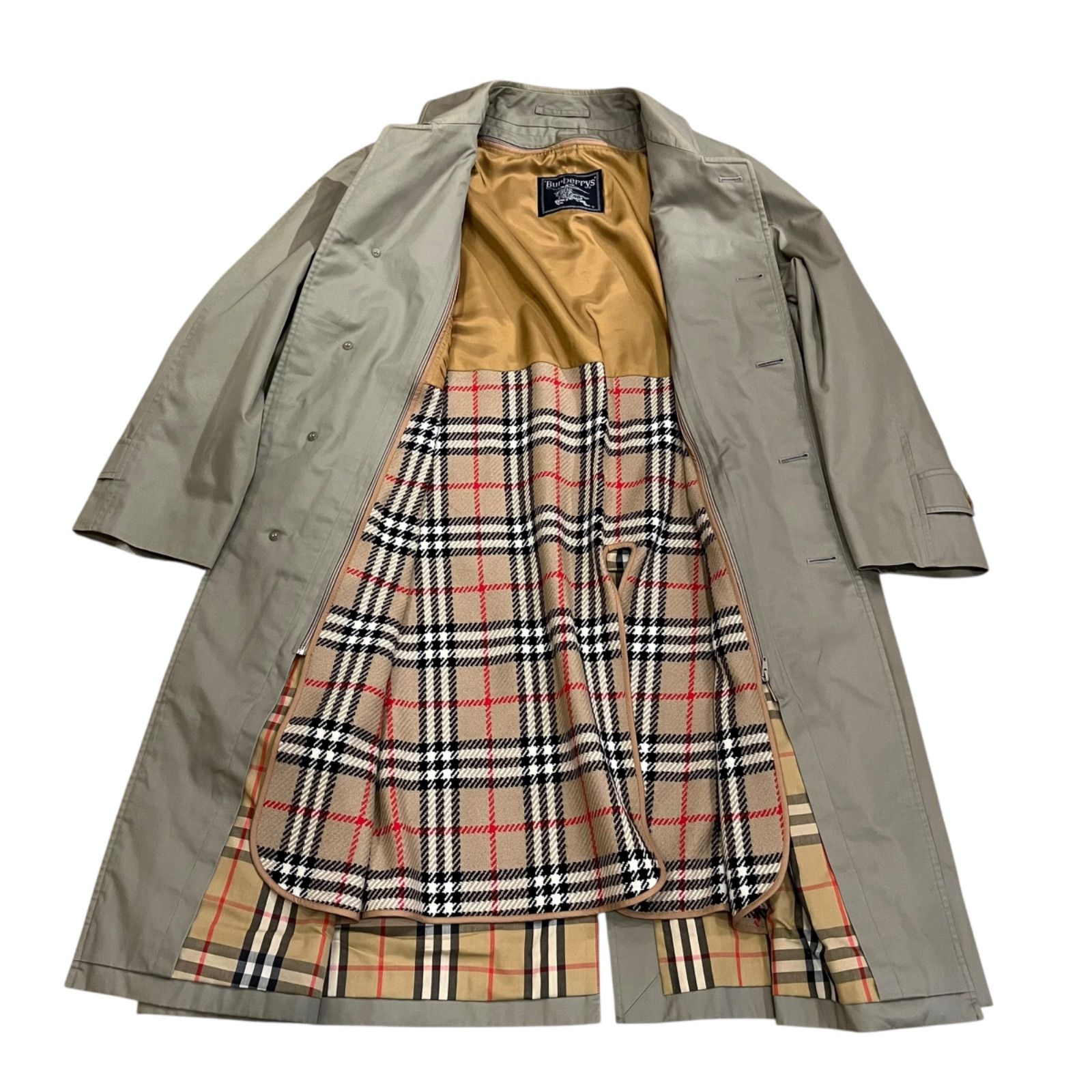 管2511-572】Burberrys バーバリーズ ステンカラーコート ライナー付き