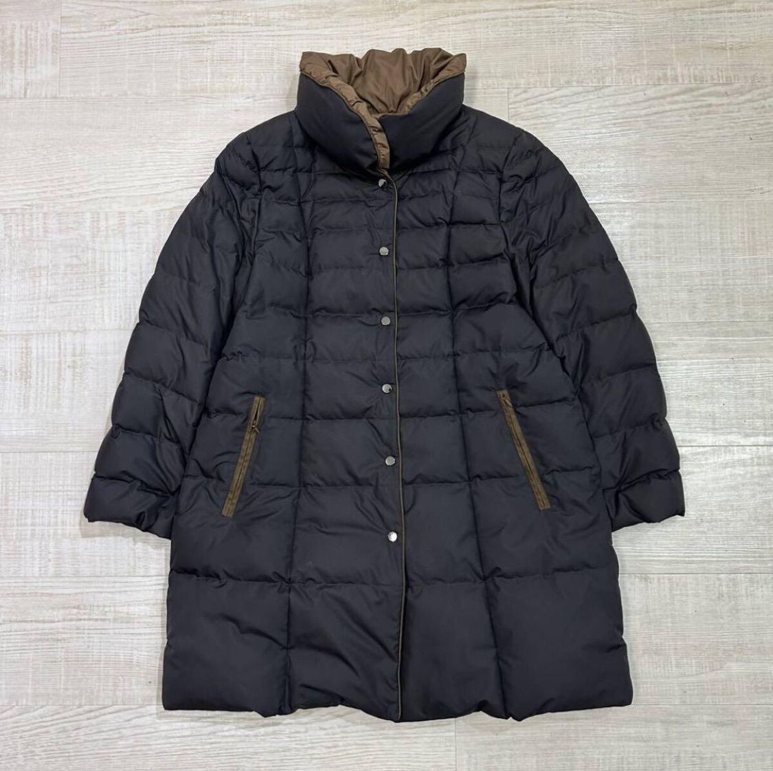 大きいサイズ Leilian レリアン DOWN COAT ダウンコート ロング丈 MADE