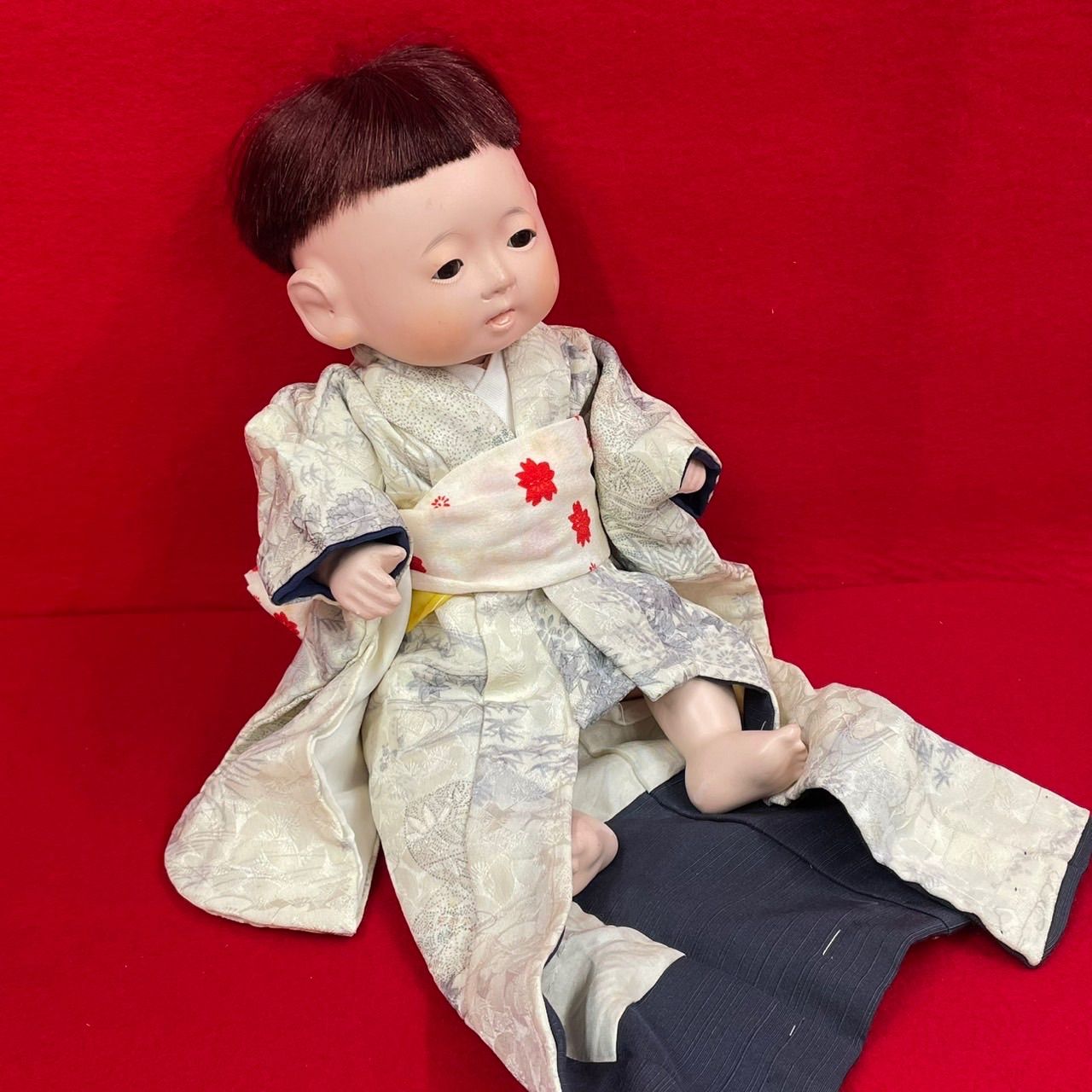 市松人形 お座り人形 抱き人形 男の子 日本人形 J-6 - メルカリ