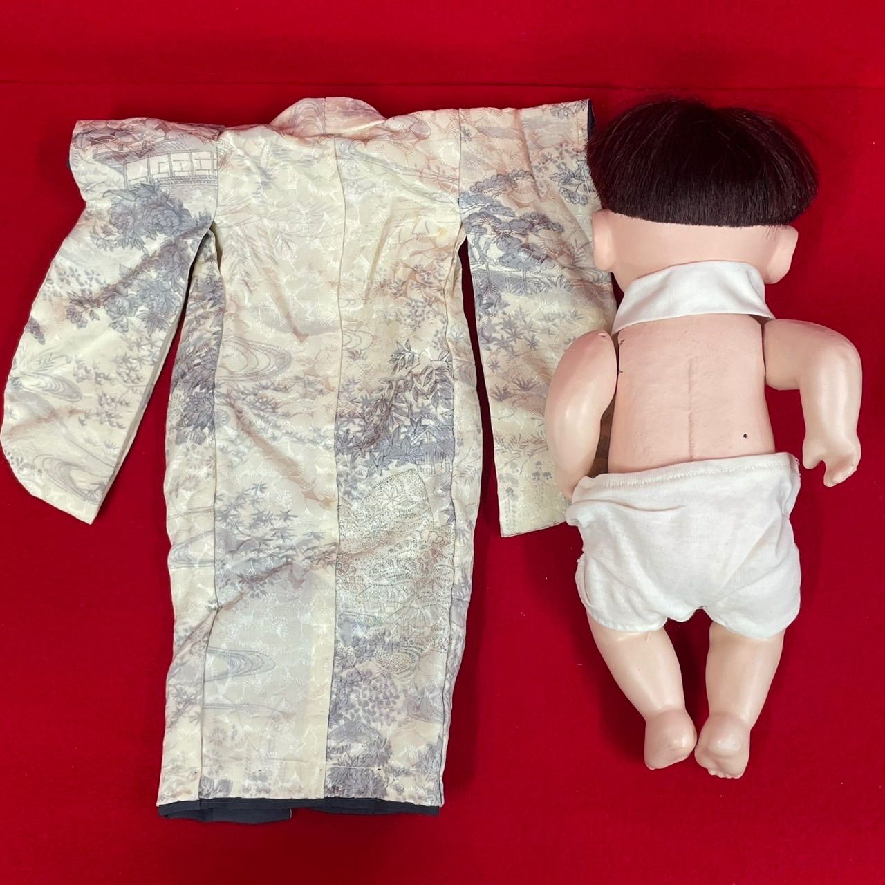 市松人形 お座り人形 抱き人形 男の子 日本人形 J-6 - メルカリ