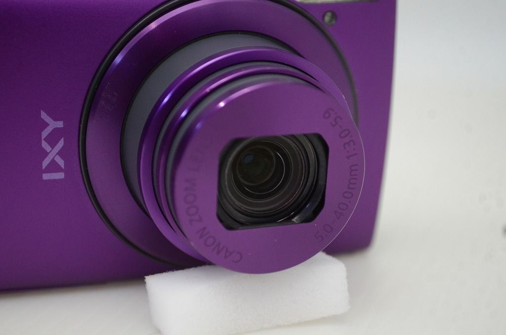 美品 Canon キヤノン IXY 600F コンパクトデジタルカメラ パープル