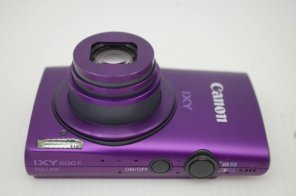 美品 Canon キヤノン IXY 600F コンパクトデジタルカメラ パープル