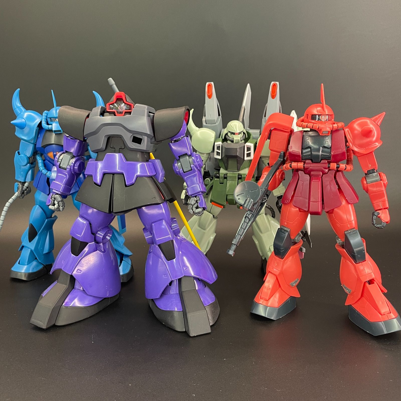 ガンプラ【中古品/ジャンク、欠品多数】MGなど1/100キット4体セット