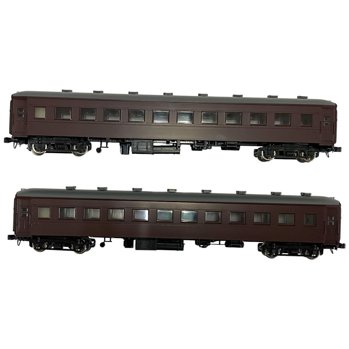 KATO 1-514 オハフ33 茶 2両セット HOゲージ 鉄道模型 中古T10683681
